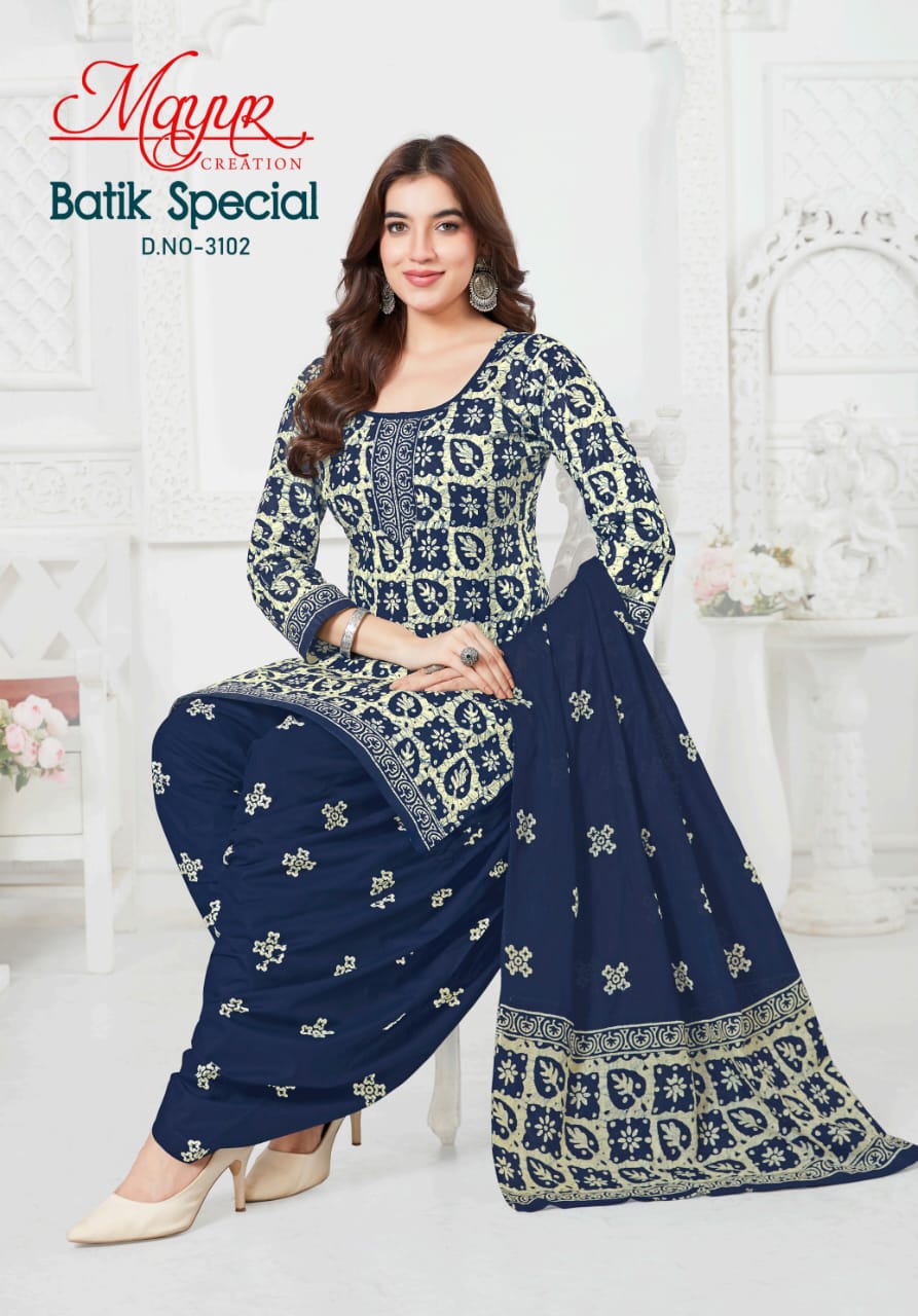 Batik Special Vol 31 Mayur Creation Cotton Dress Material Manufacturer