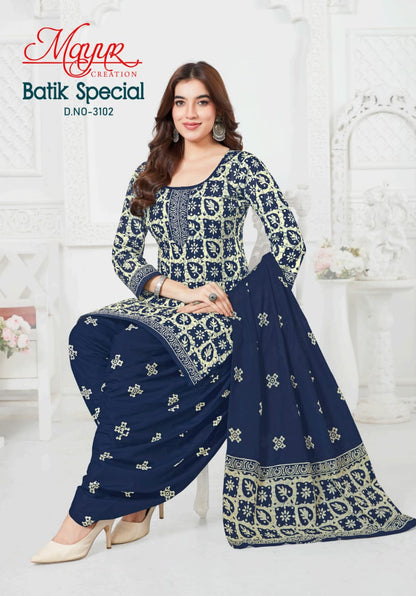 Batik Special Vol 31 Mayur Creation Cotton Dress Material Manufacturer