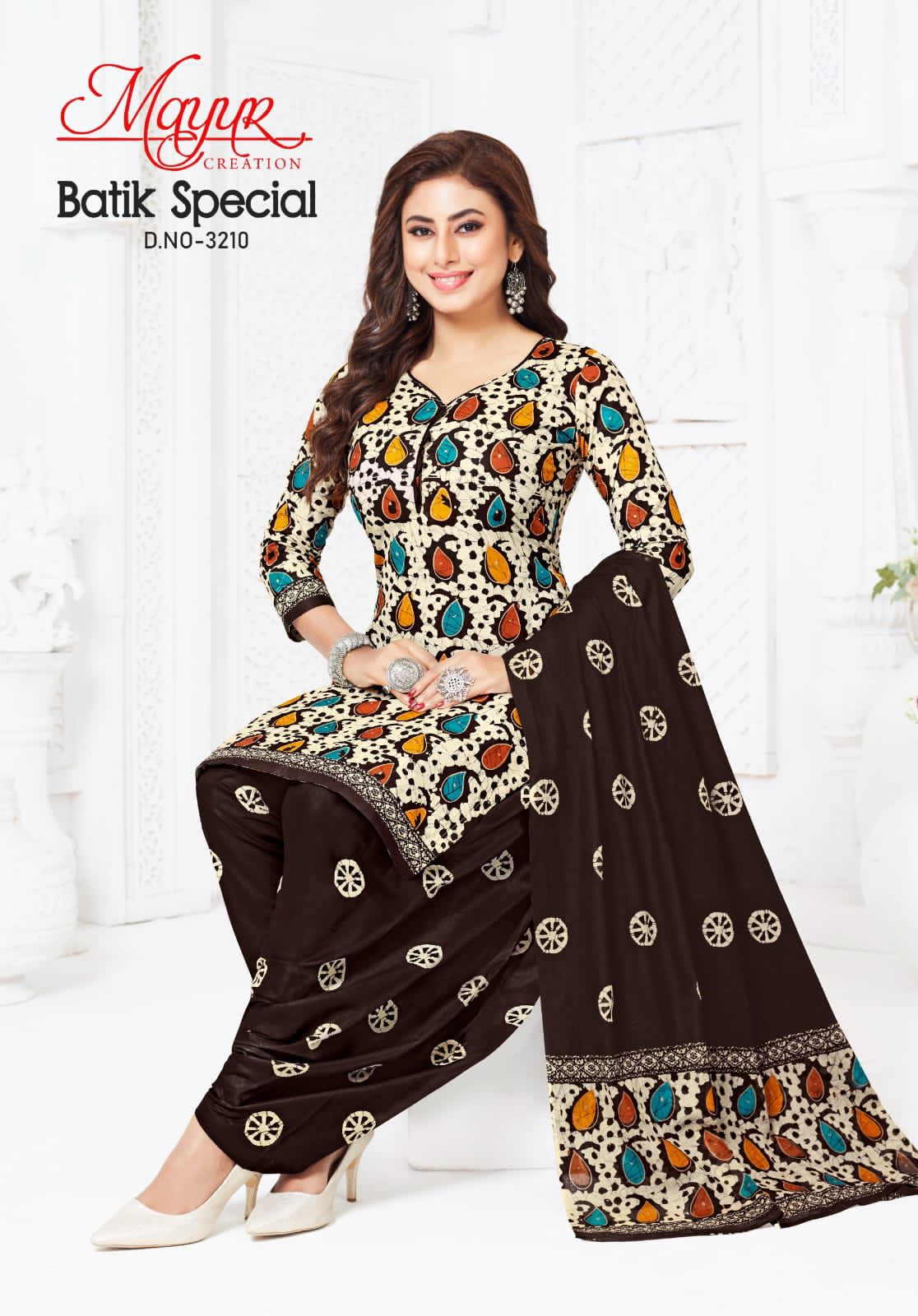 Batik Special Vol 32 Mayur Creation Cotton Dress Material Supplier Gujarat