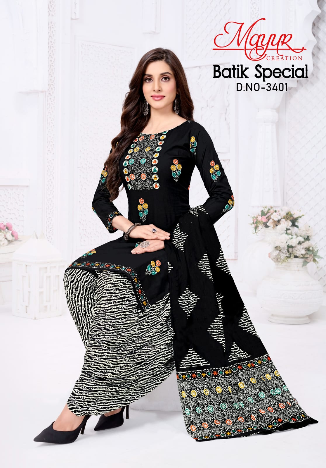Batik Special Vol 34 Mayur Creation Cotton Dress Material Wholesaler India