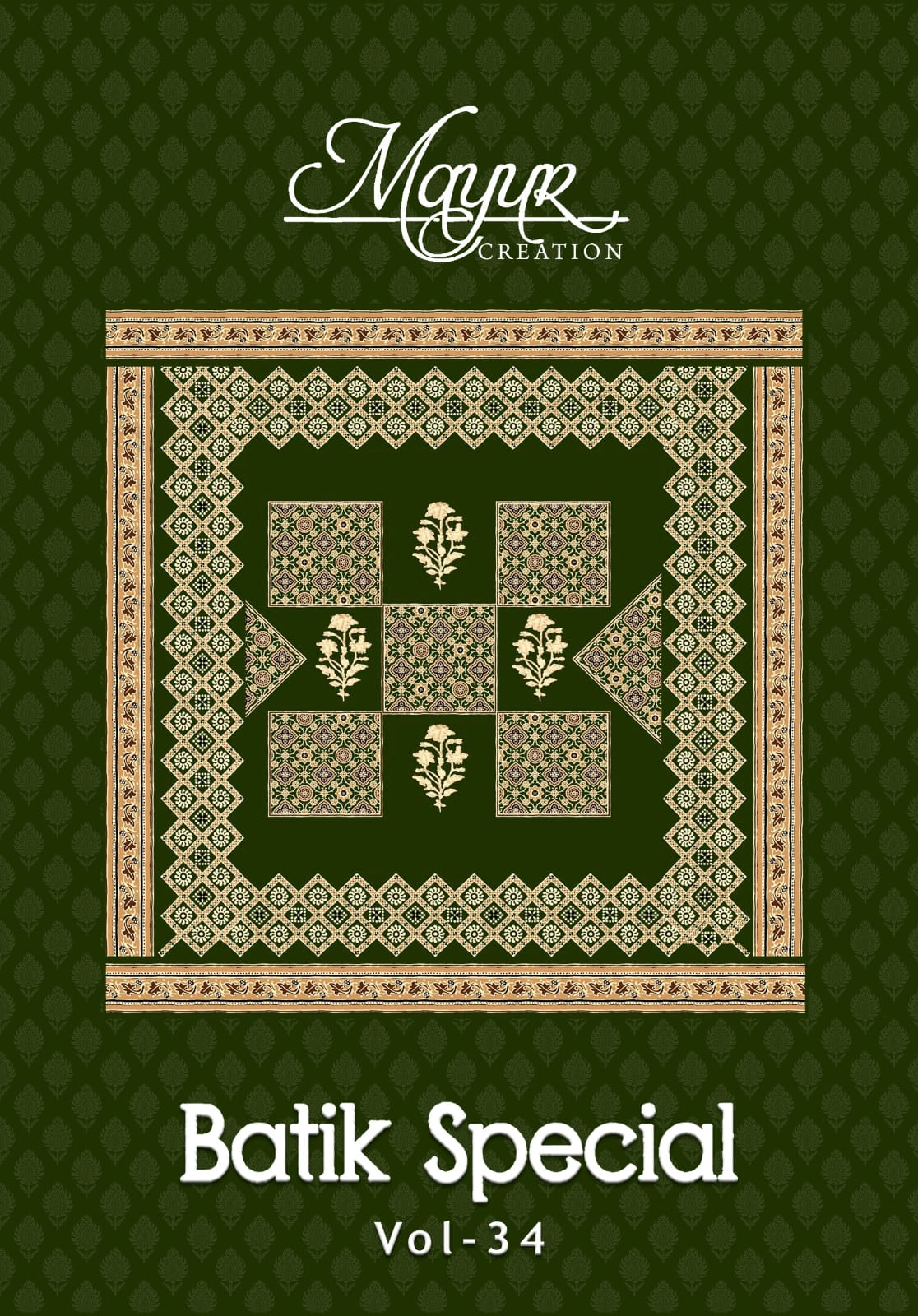 Batik Special Vol 34 Mayur Creation Cotton Dress Material Wholesaler India