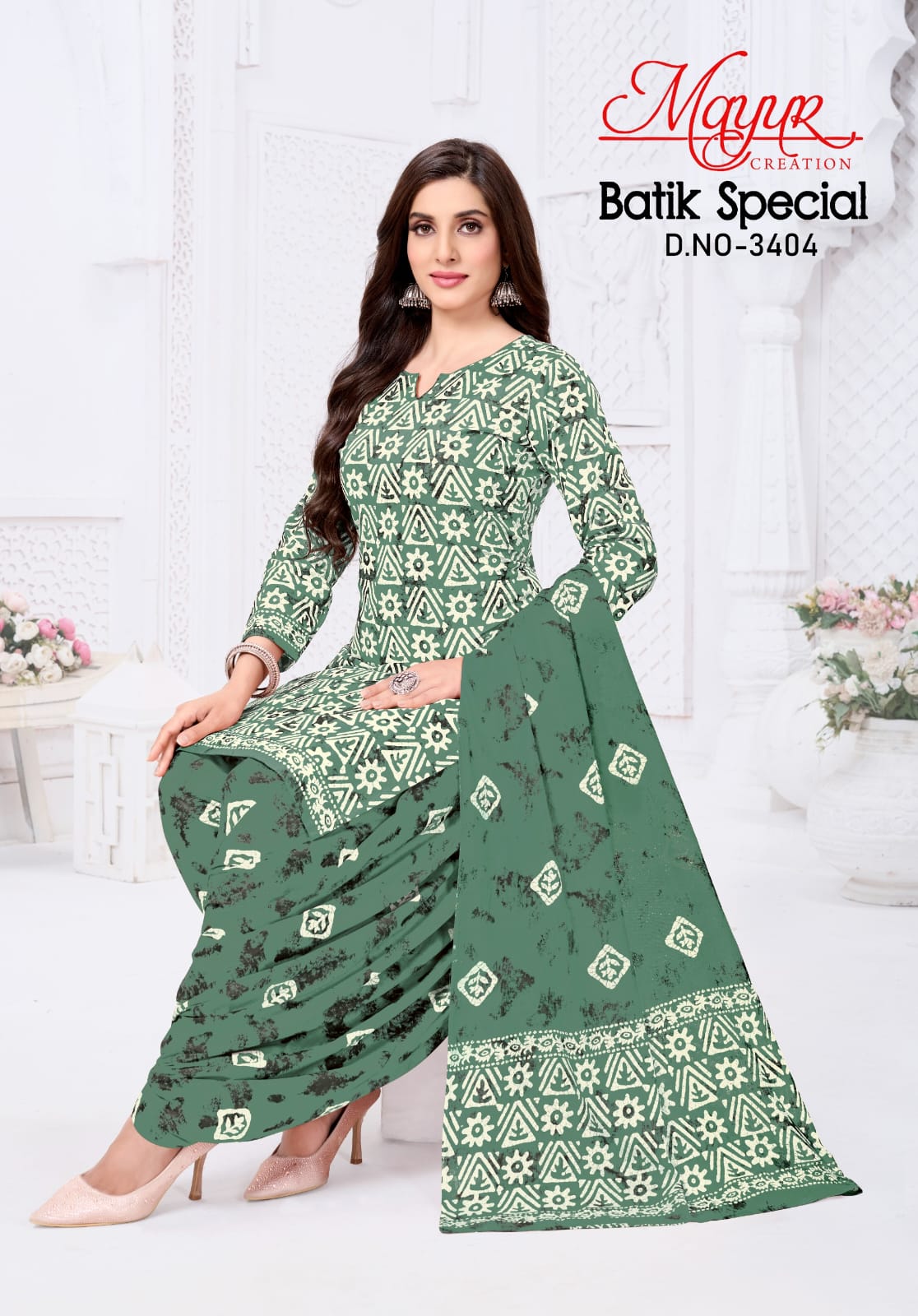 Batik Special Vol 34 Mayur Creation Cotton Dress Material Wholesaler India