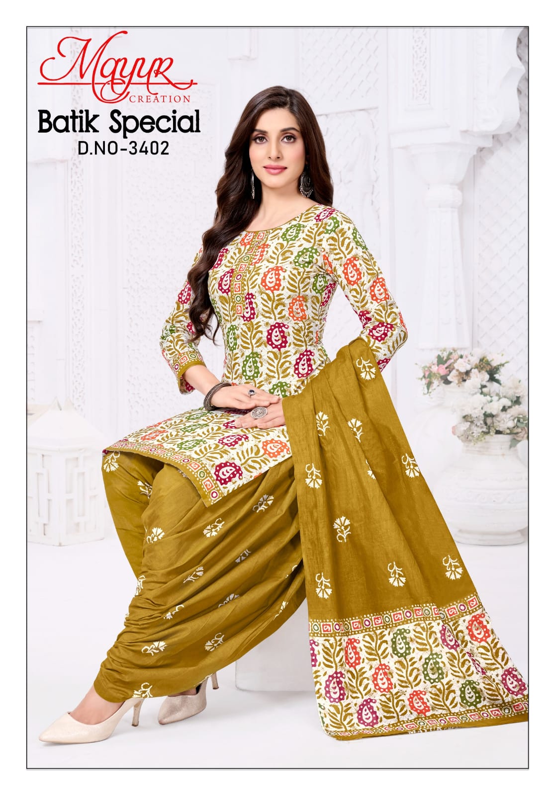Batik Special Vol 34 Mayur Creation Cotton Dress Material Wholesaler India