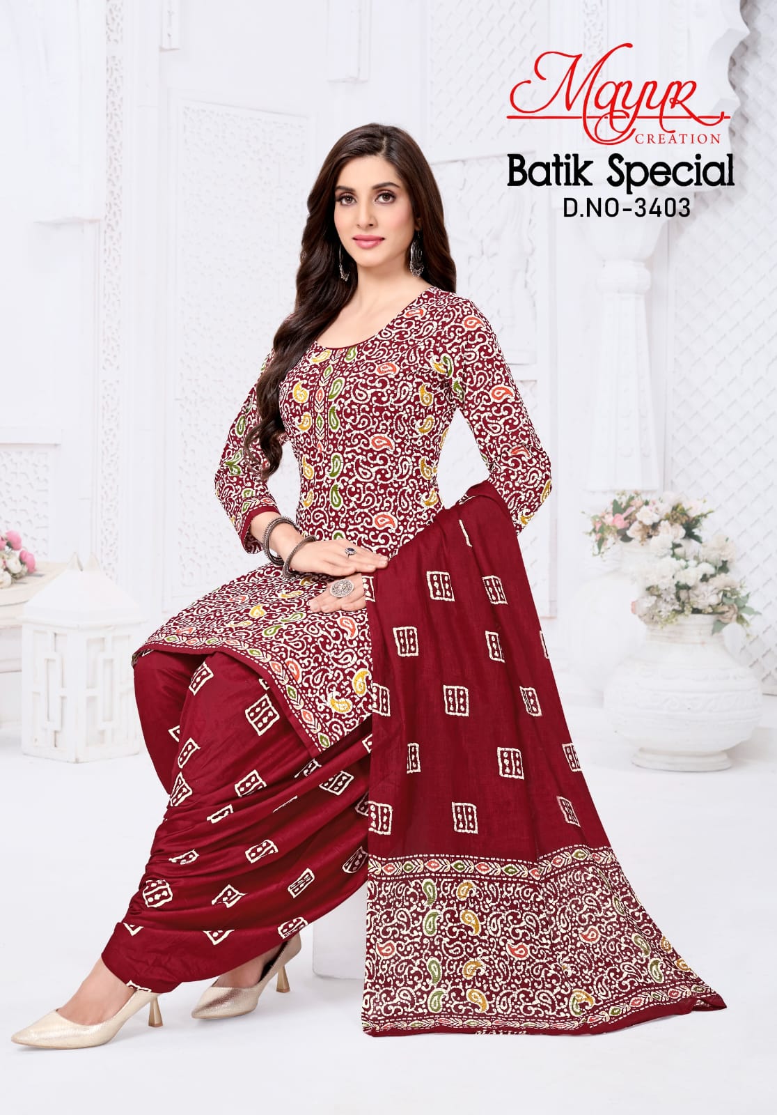 Batik Special Vol 34 Mayur Creation Cotton Dress Material Wholesaler India