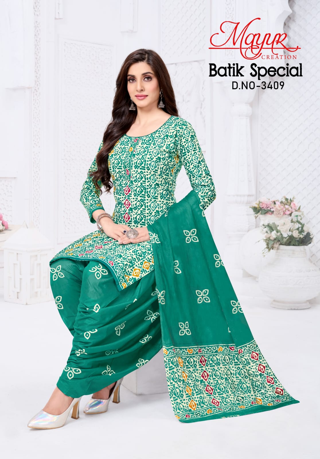 Batik Special Vol 34 Mayur Creation Cotton Dress Material Wholesaler India