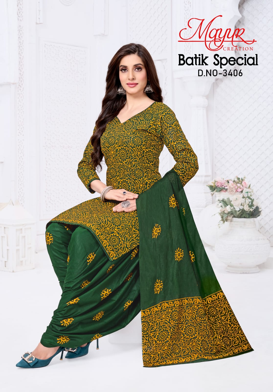 Batik Special Vol 34 Mayur Creation Cotton Dress Material Wholesaler India