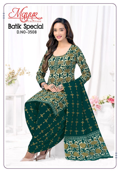 Batik Special Vol 35 Mayur Creation Cotton Dress Material Wholesale