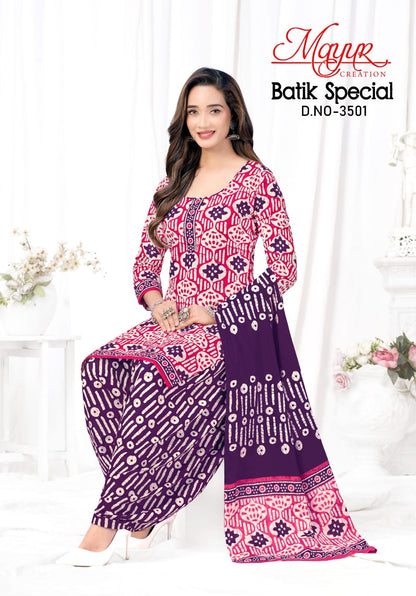 Batik Special Vol 35 Mayur Creation Cotton Dress Material Wholesale