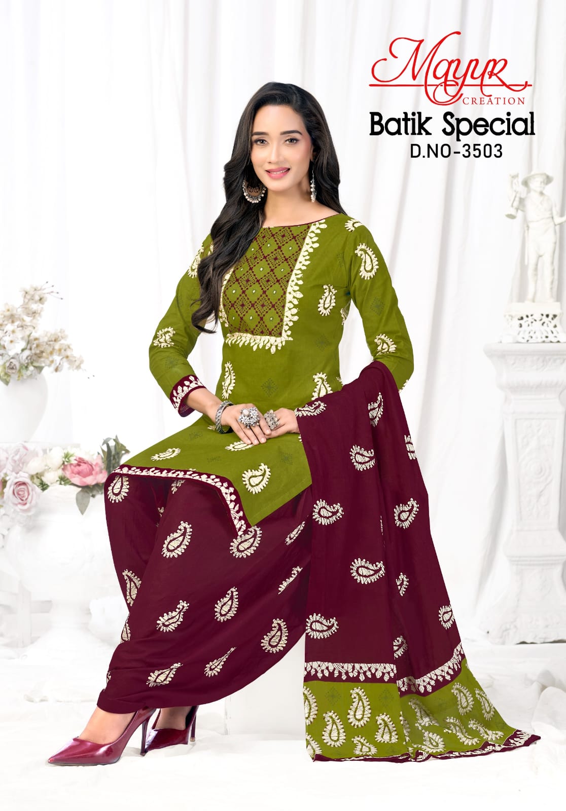 Batik Special Vol 35 Mayur Creation Cotton Dress Material Wholesale