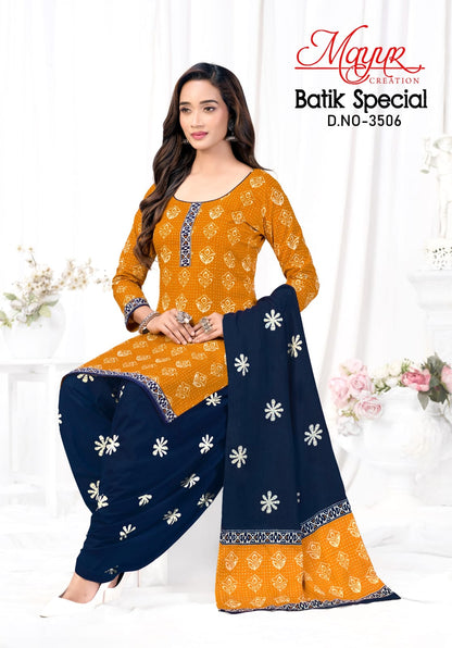 Batik Special Vol 35 Mayur Creation Cotton Dress Material Wholesale