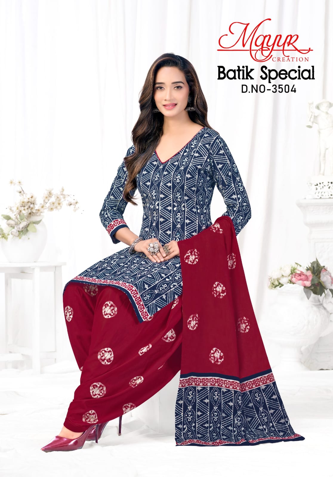 Batik Special Vol 35 Mayur Creation Cotton Dress Material Wholesale