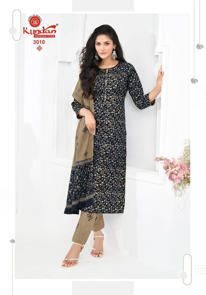 Batik Special Vol 3 Kundan Readymade Cotton Pant Suits Wholesaler Ahmedabad