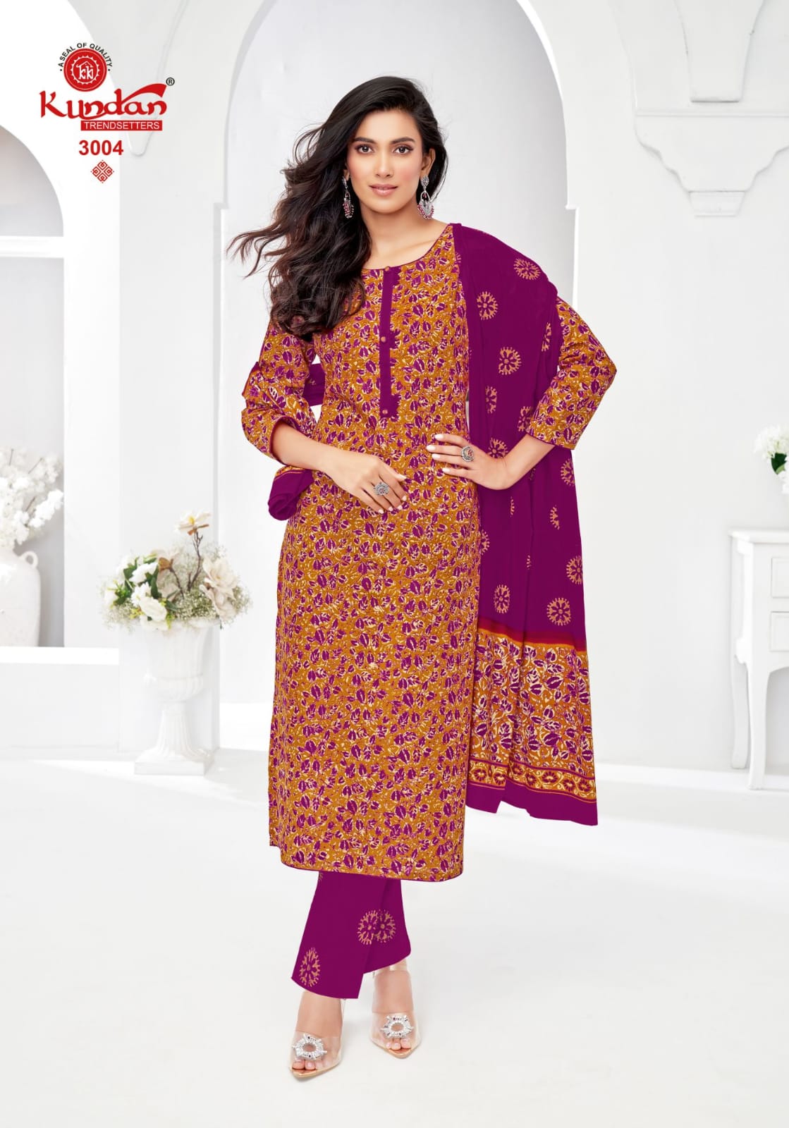 Batik Special Vol 3 Kundan Readymade Cotton Pant Suits Wholesaler Ahmedabad