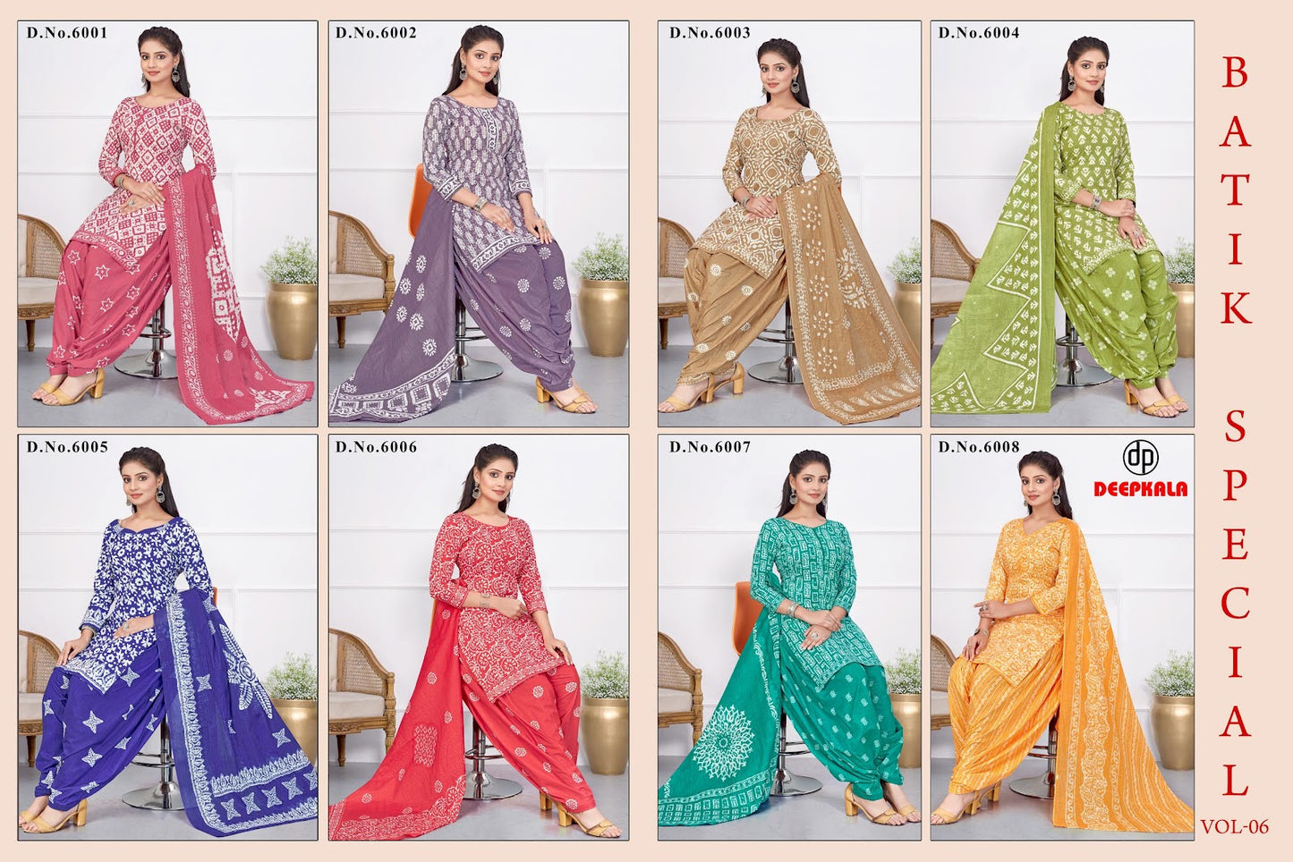 Batik Special Vol 6 Deepkala Cotton Dress Material Exporter Ahmedabad