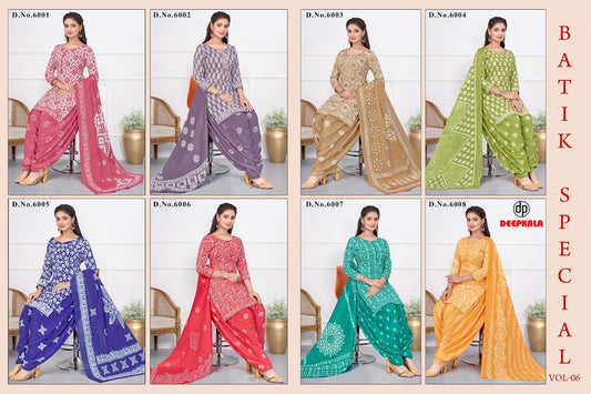 Batik Special Vol 6 Deepkala Cotton Dress Material Exporter Ahmedabad