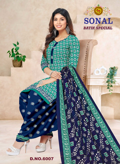 Batik Special Vol 6 Sonal Textile Cotton Dress Material Wholesaler