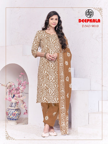 Batik Special Vol 9 Deepkala Cotton Readymade Pant Style Suits Supplier Ahmedabad