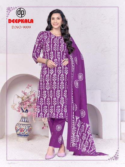 Batik Special Vol 9 Deepkala Cotton Readymade Pant Style Suits Supplier Ahmedabad