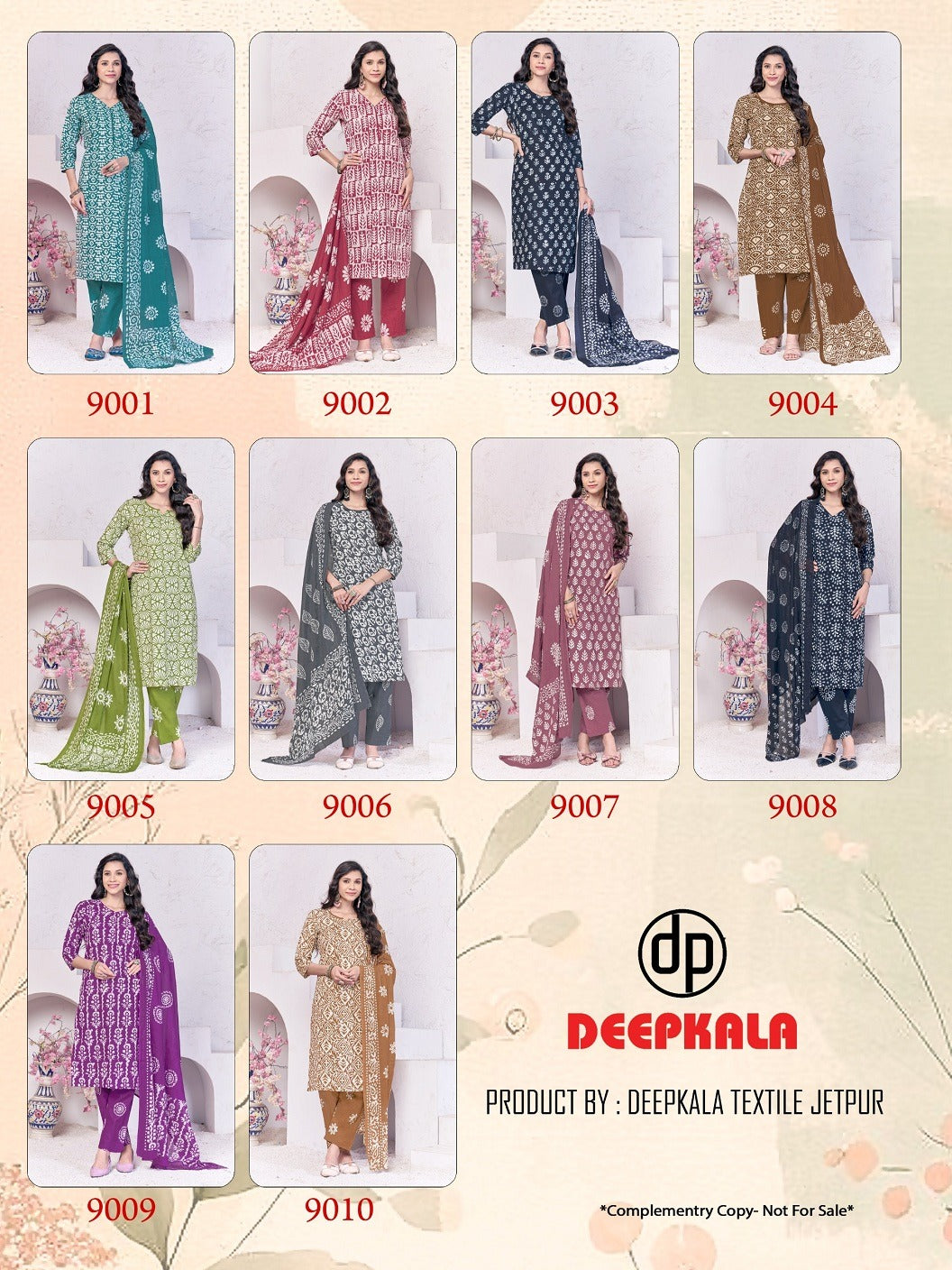Batik Special Vol 9 Deepkala Cotton Readymade Pant Style Suits Supplier Ahmedabad