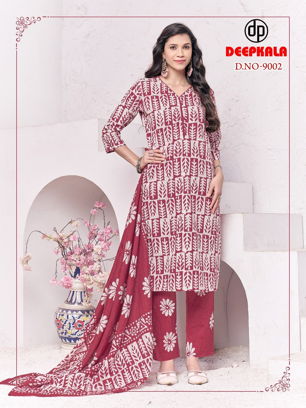 Batik Special Vol 9 Deepkala Cotton Readymade Pant Style Suits Supplier Ahmedabad