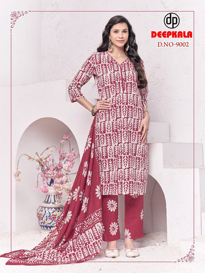 Batik Special Vol 9 Deepkala Cotton Readymade Pant Style Suits Supplier Ahmedabad