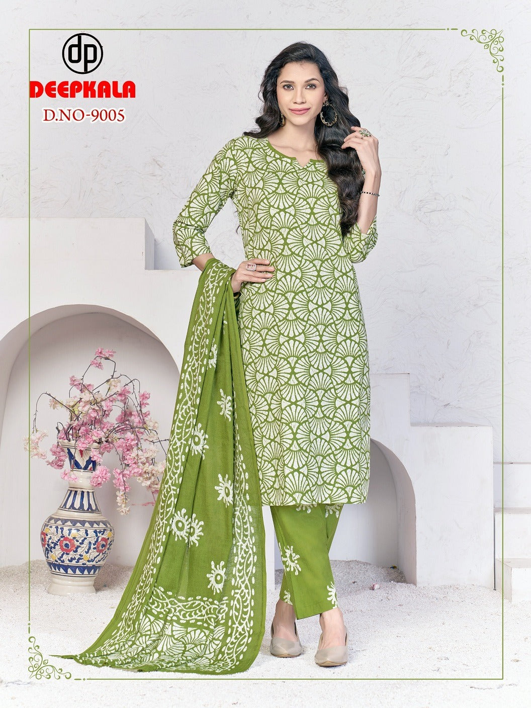 Batik Special Vol 9 Deepkala Cotton Readymade Pant Style Suits Supplier Ahmedabad