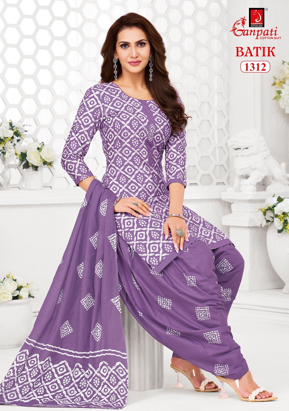 Batik Vol 13 Patiyala Ganpati Cotton Dress Material Wholesaler India