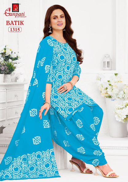Batik Vol 13 Patiyala Ganpati Cotton Dress Material Wholesaler India
