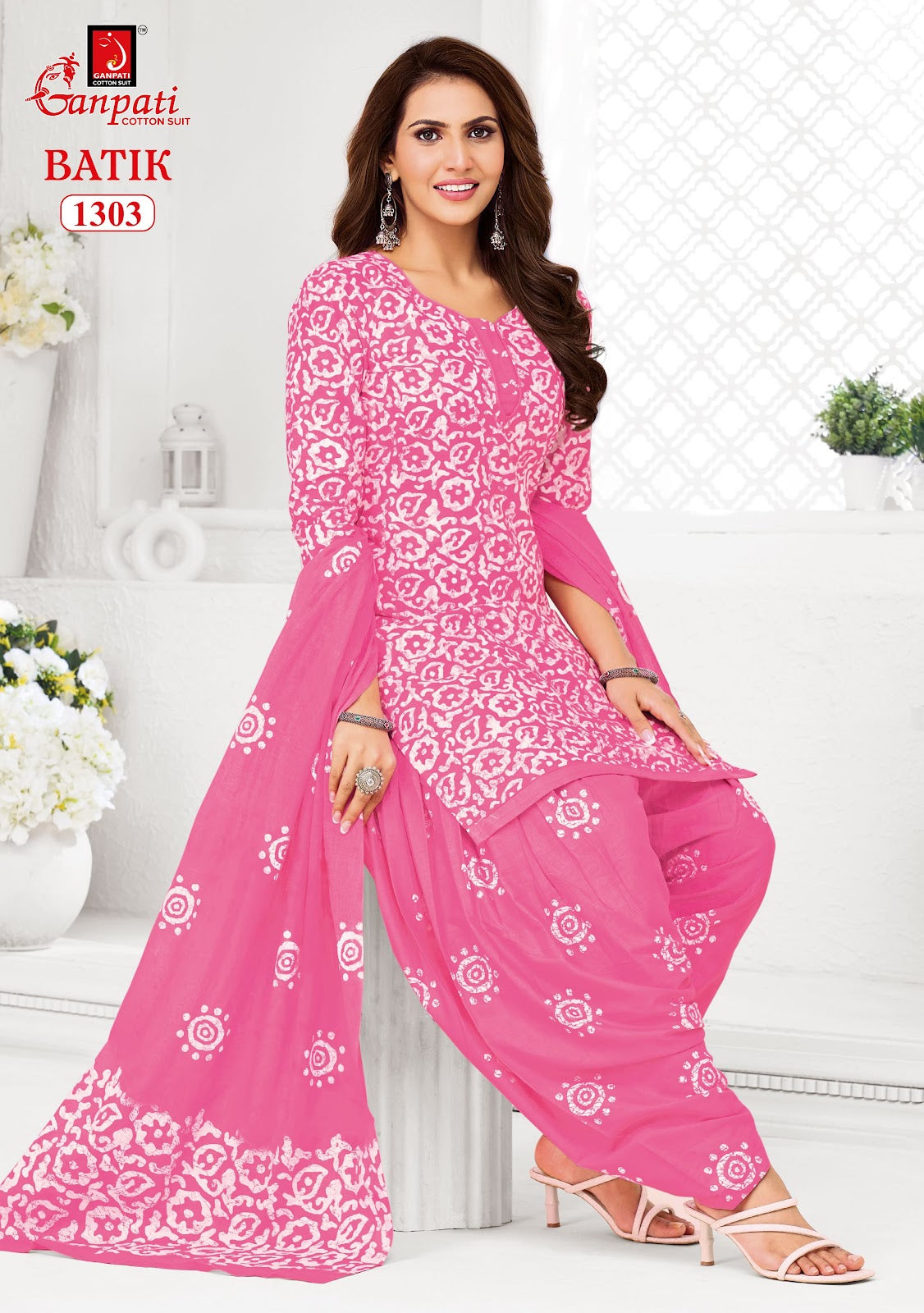 Batik Vol 13 Patiyala Ganpati Cotton Dress Material Wholesaler India