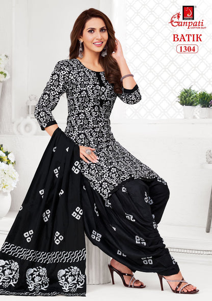 Batik Vol 13 Patiyala Ganpati Cotton Dress Material Wholesaler India