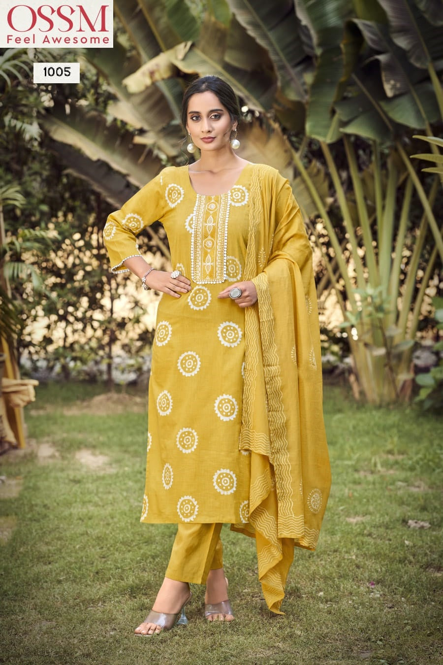 Batik Vol 5 Ossm Premium Cotton Readymade Pant Style Suits Supplier