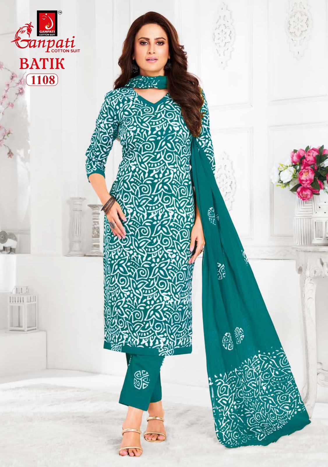 Batik With Pant Vol 11 Ganpati Cotton Readymade Pant Style Suits Manufacturer Ahmedabad