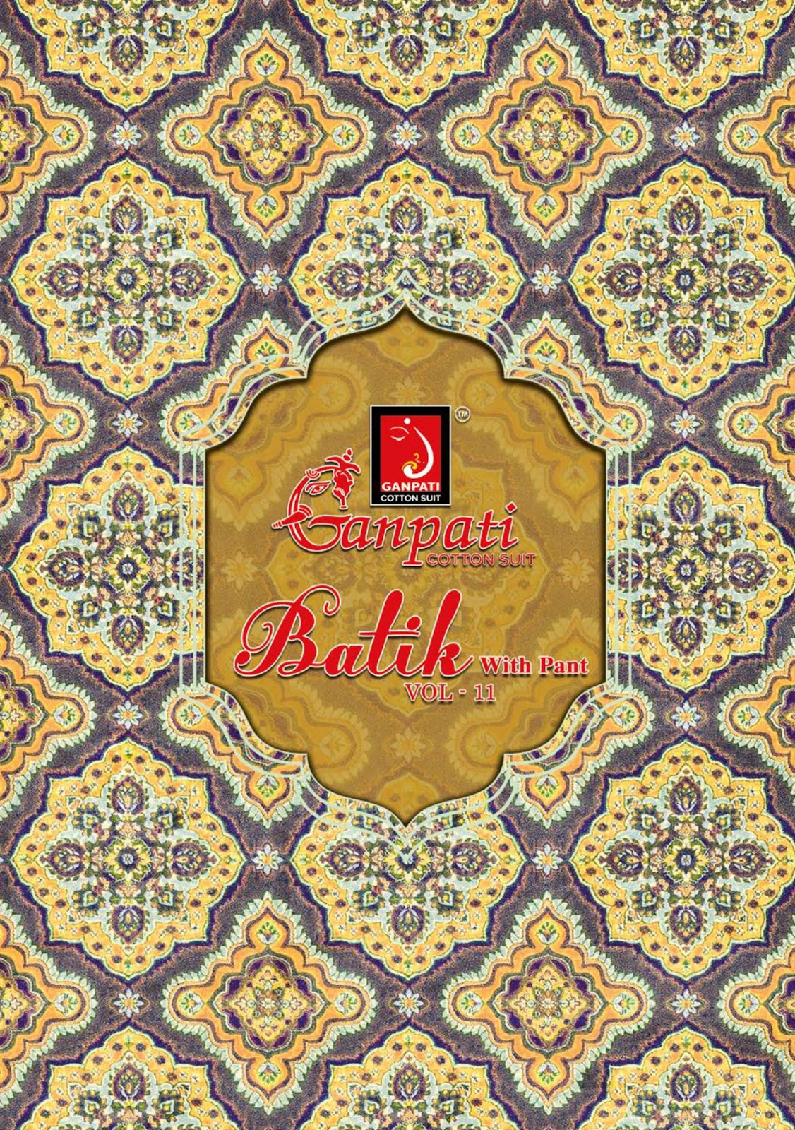 Batik With Pant Vol 11 Ganpati Cotton Readymade Pant Style Suits Manufacturer Ahmedabad