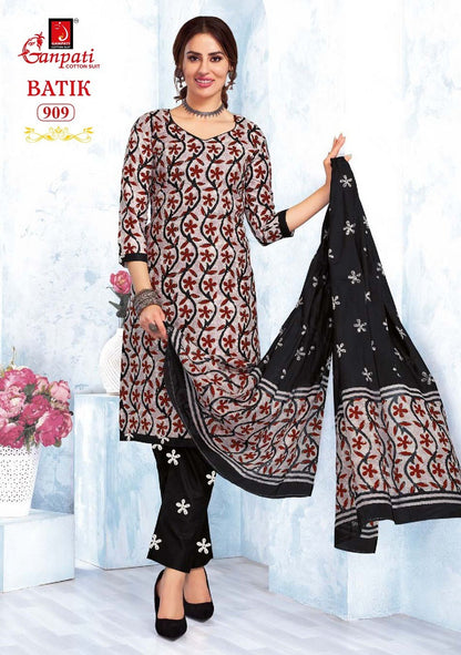 Batik With Pant Vol 9 Ganpati Cotton Readymade Pant Style Suits Manufacturer