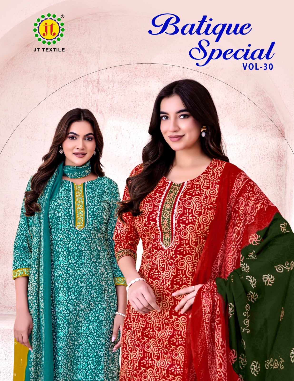 Batique Special Vol 30 Jt Cotton Dress Material Wholesale Price