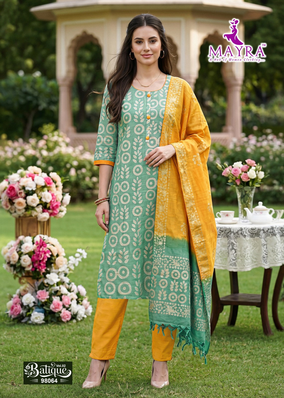 Batique Vol 2 Mayra Readymade Cotton Pant Suits Wholesaler