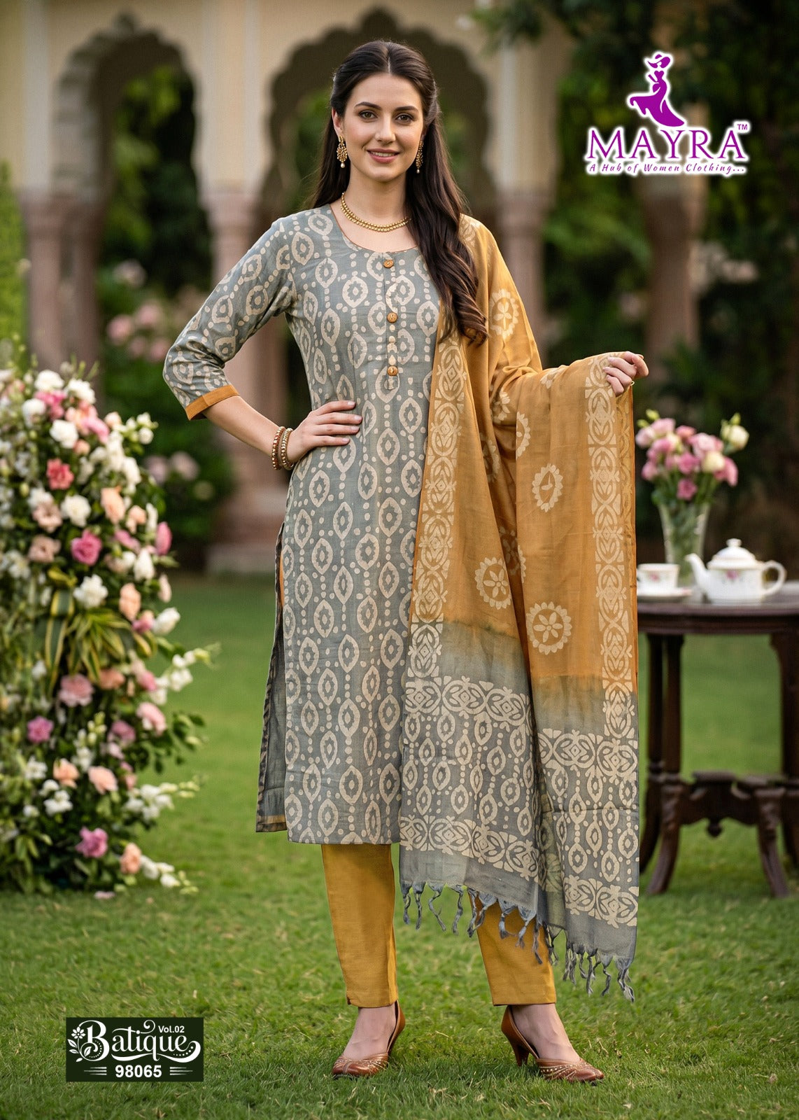 Batique Vol 2 Mayra Readymade Cotton Pant Suits Wholesaler