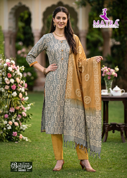 Batique Vol 2 Mayra Readymade Cotton Pant Suits Wholesaler