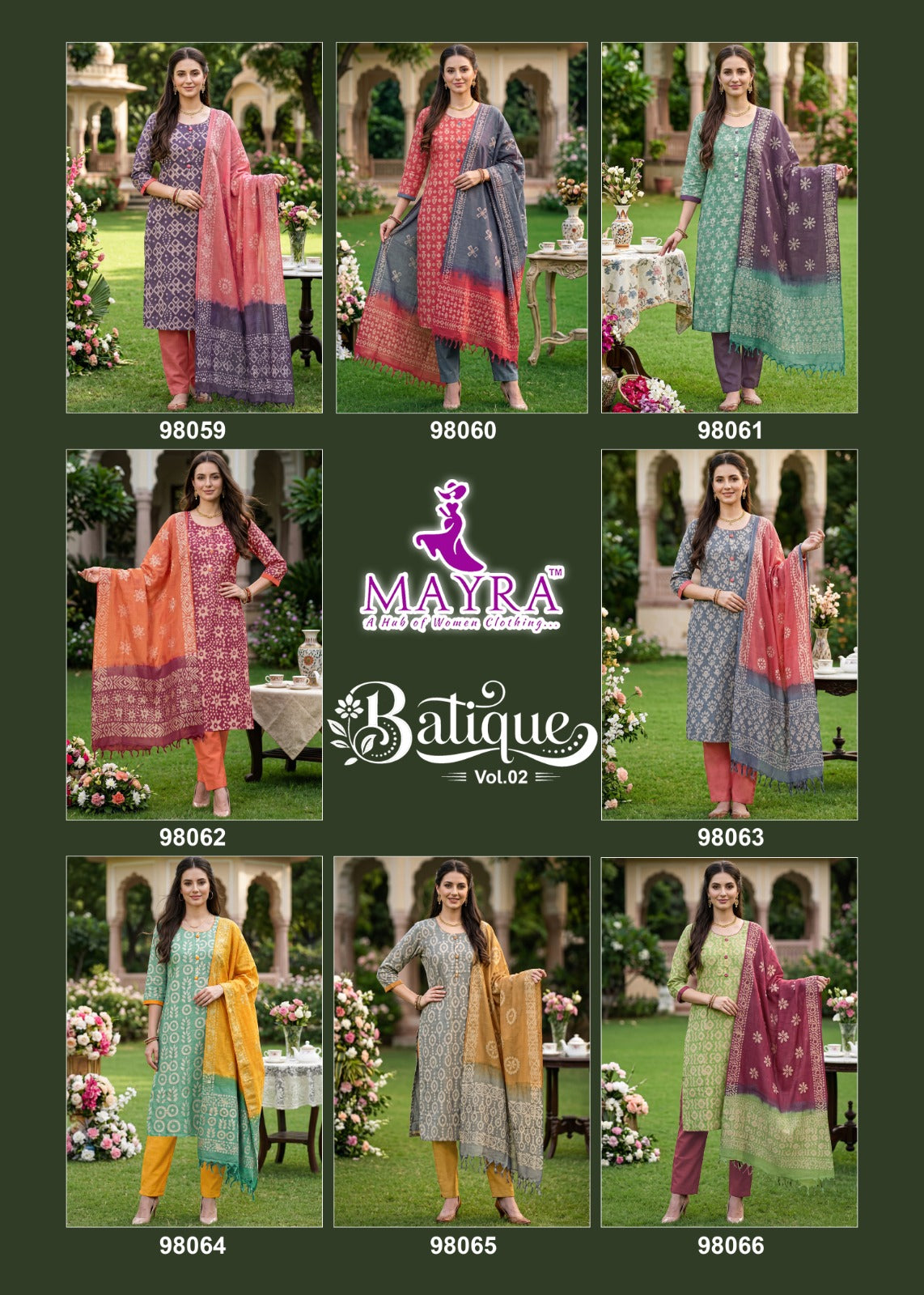 Batique Vol 2 Mayra Readymade Cotton Pant Suits Wholesaler