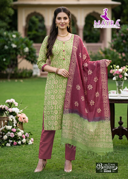 Batique Vol 2 Mayra Readymade Cotton Pant Suits Wholesaler