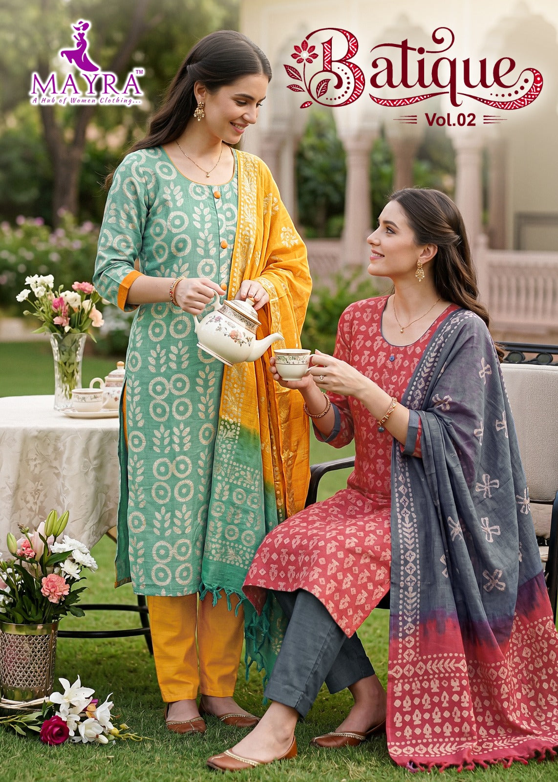 Batique Vol 2 Mayra Readymade Cotton Pant Suits Wholesaler