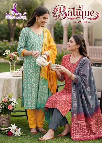 Batique Vol 2 Mayra Readymade Cotton Pant Suits Wholesaler