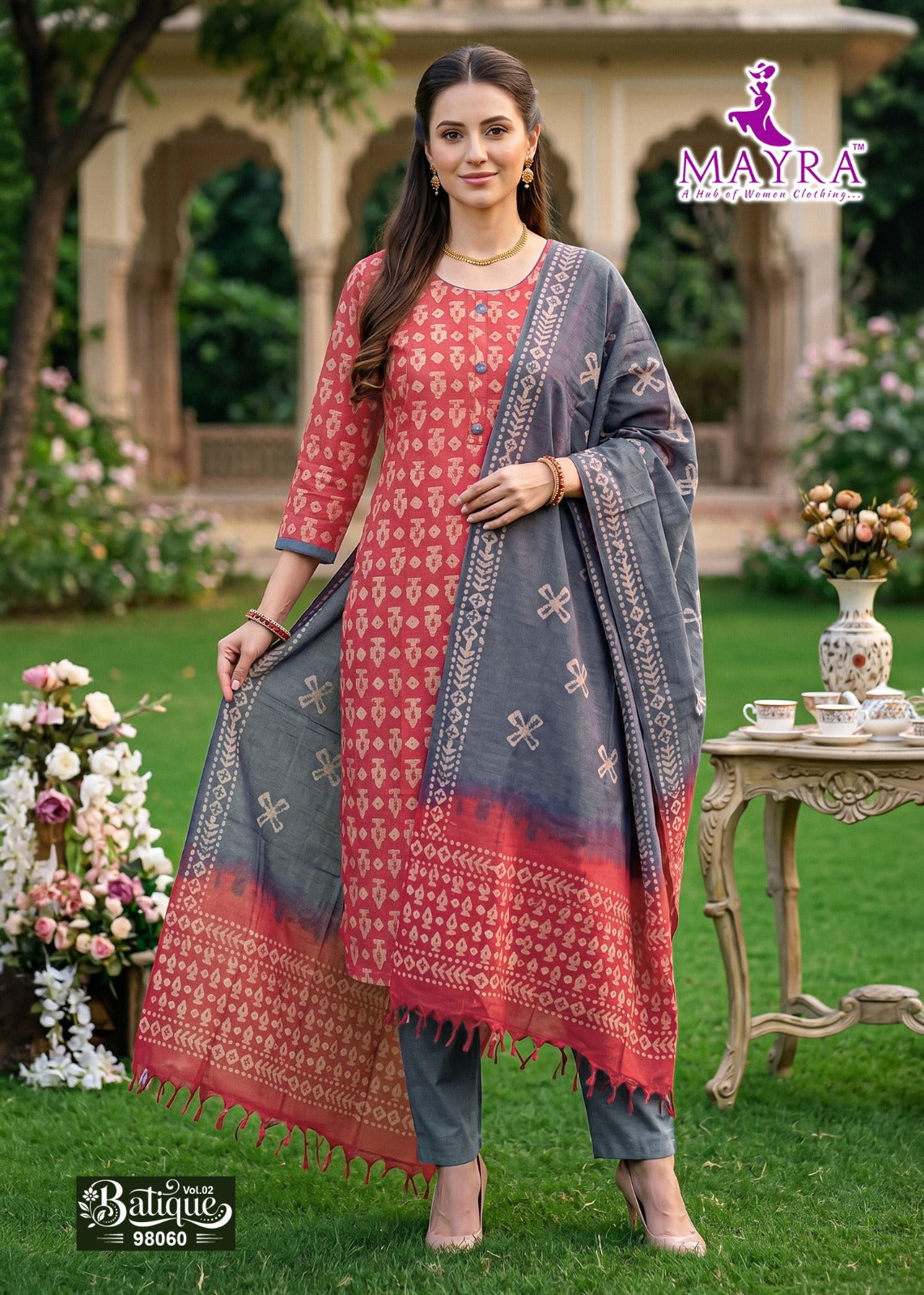 Batique Vol 2 Mayra Readymade Cotton Pant Suits Wholesaler