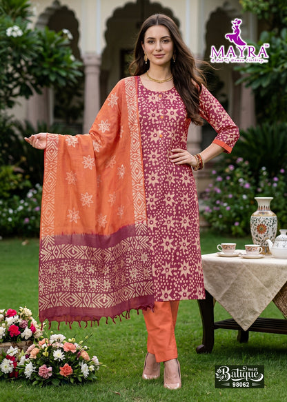 Batique Vol 2 Mayra Readymade Cotton Pant Suits Wholesaler