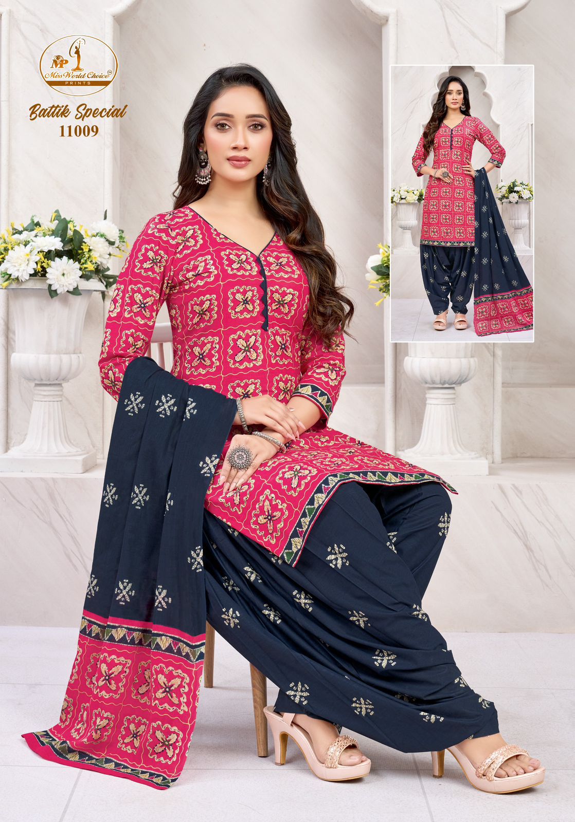 Battik Special Vol 11 Miss World Choice Cotton Dress Material Exporter