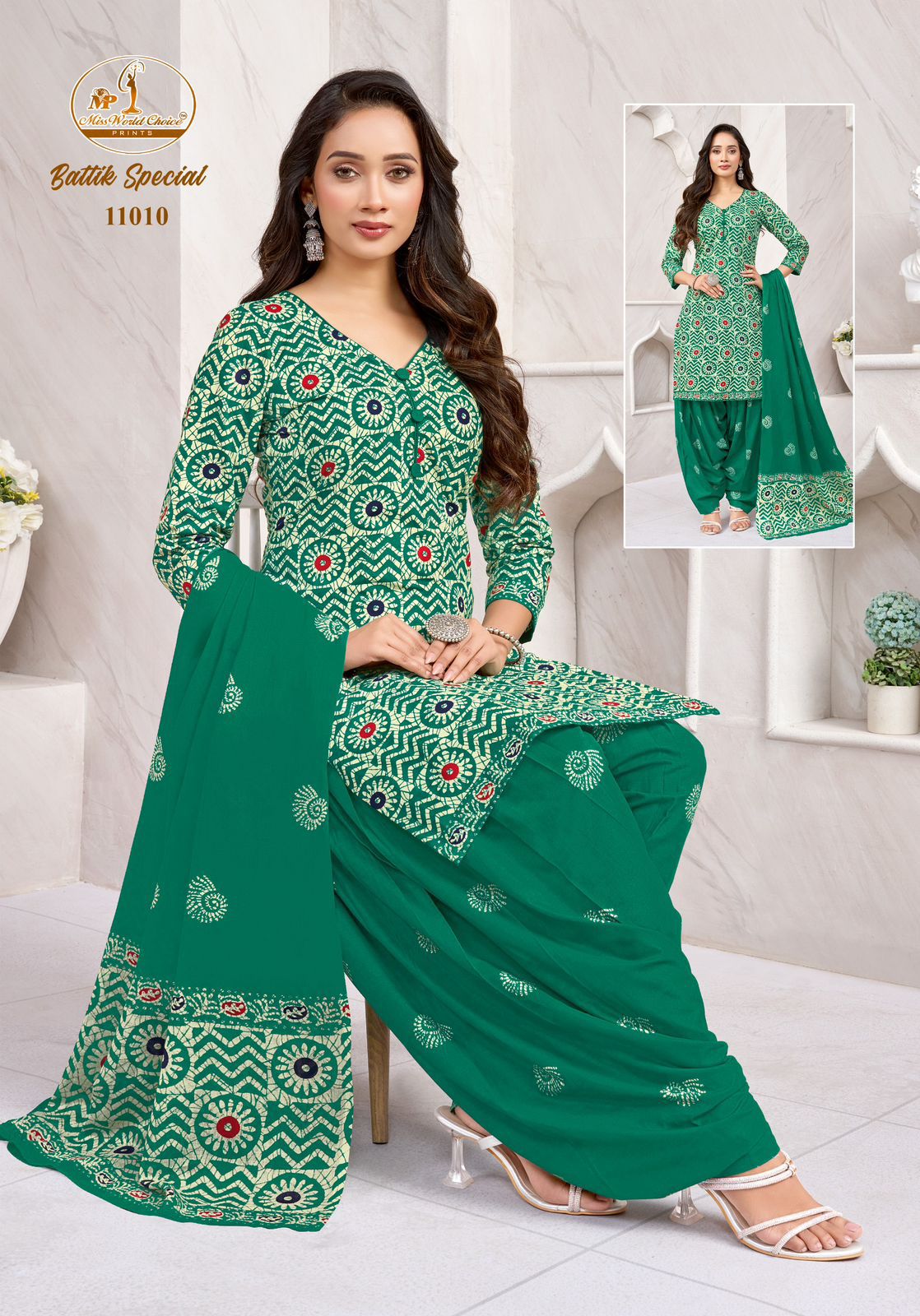 Battik Special Vol 11 Miss World Choice Cotton Dress Material Exporter