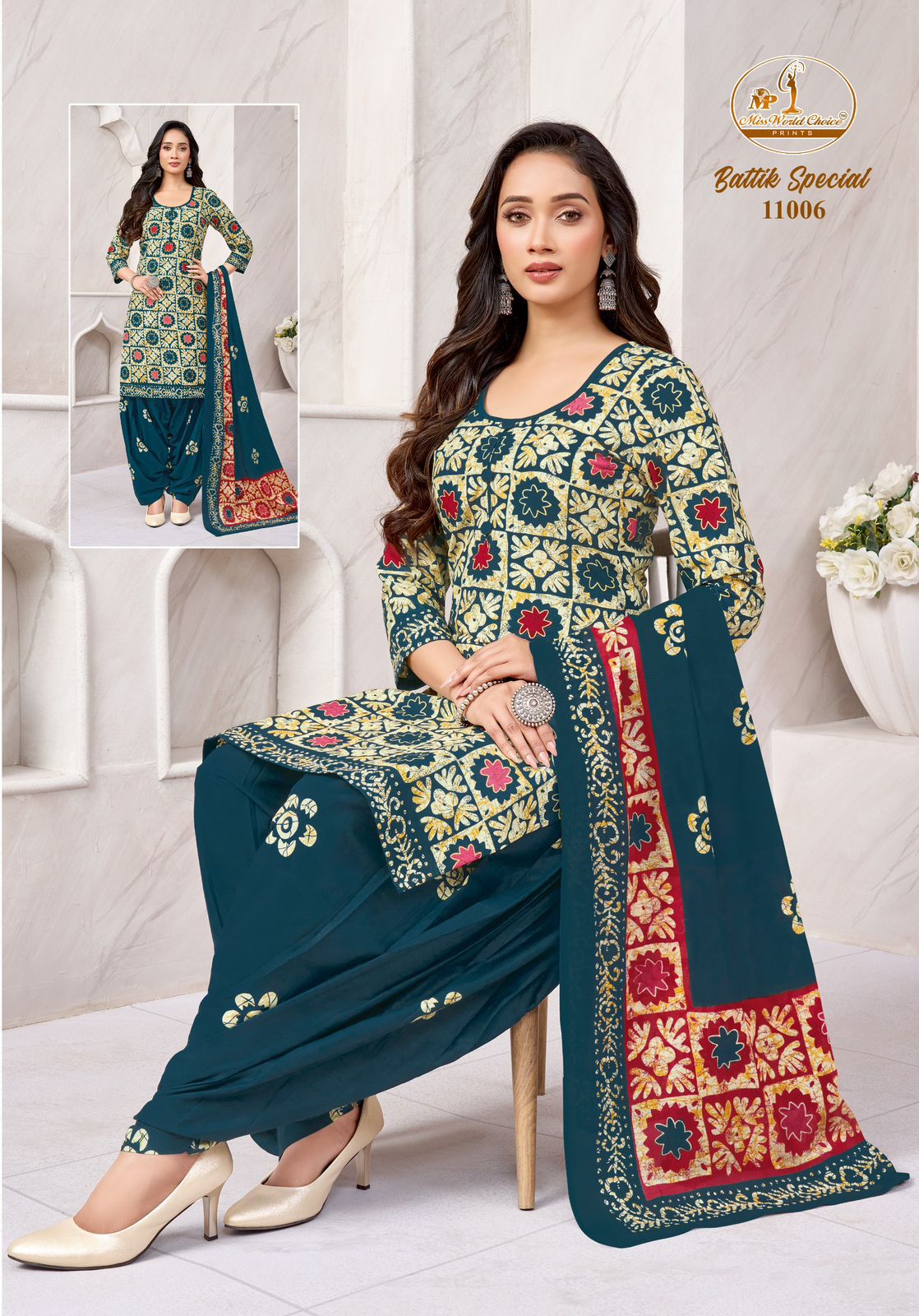Battik Special Vol 11 Miss World Choice Cotton Dress Material Exporter
