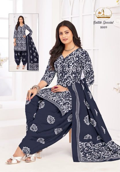 Battik Special Vol 8 Miss World Choice Readymade Cotton Patiyala Suits Supplier Gujarat