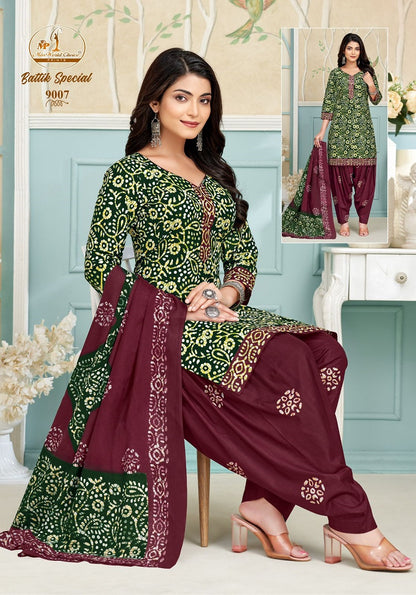 Battik Special Vol 9 Miss World Choice Readymade Cotton Patiyala Suits Manufacturer Gujarat