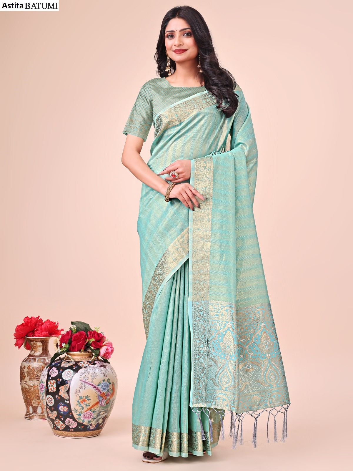 Batumi 1001-1006 Astita Organza Sarees Wholesale Price